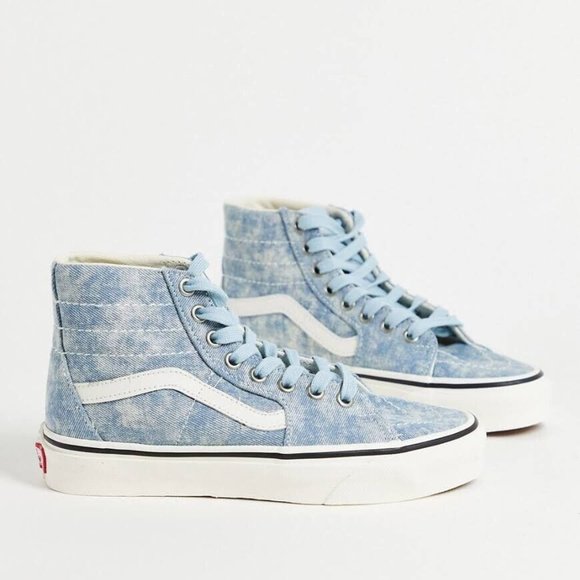 New Vans SK8-Hi Tapered Denim Sneakers Size 7 - Picture 1 of 8
